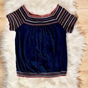 DELETTA • crop top with off shoulders size small